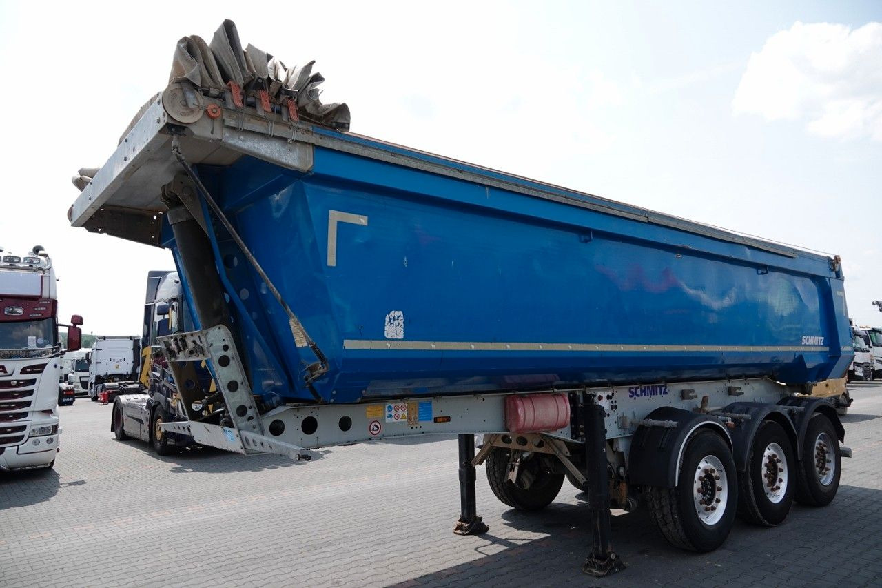 Schmitz Cargobull WYWROTKA / 24 m3 / RYNNA STALOWA / OŚ PODNOSZO - Tipper semi-trailer: picture 1 Schmitz Cargobull WYWROTKA / 24 m3 / RYNNA STALOWA / OŚ PODNOSZO - Tipper semi-trailer: picture 1