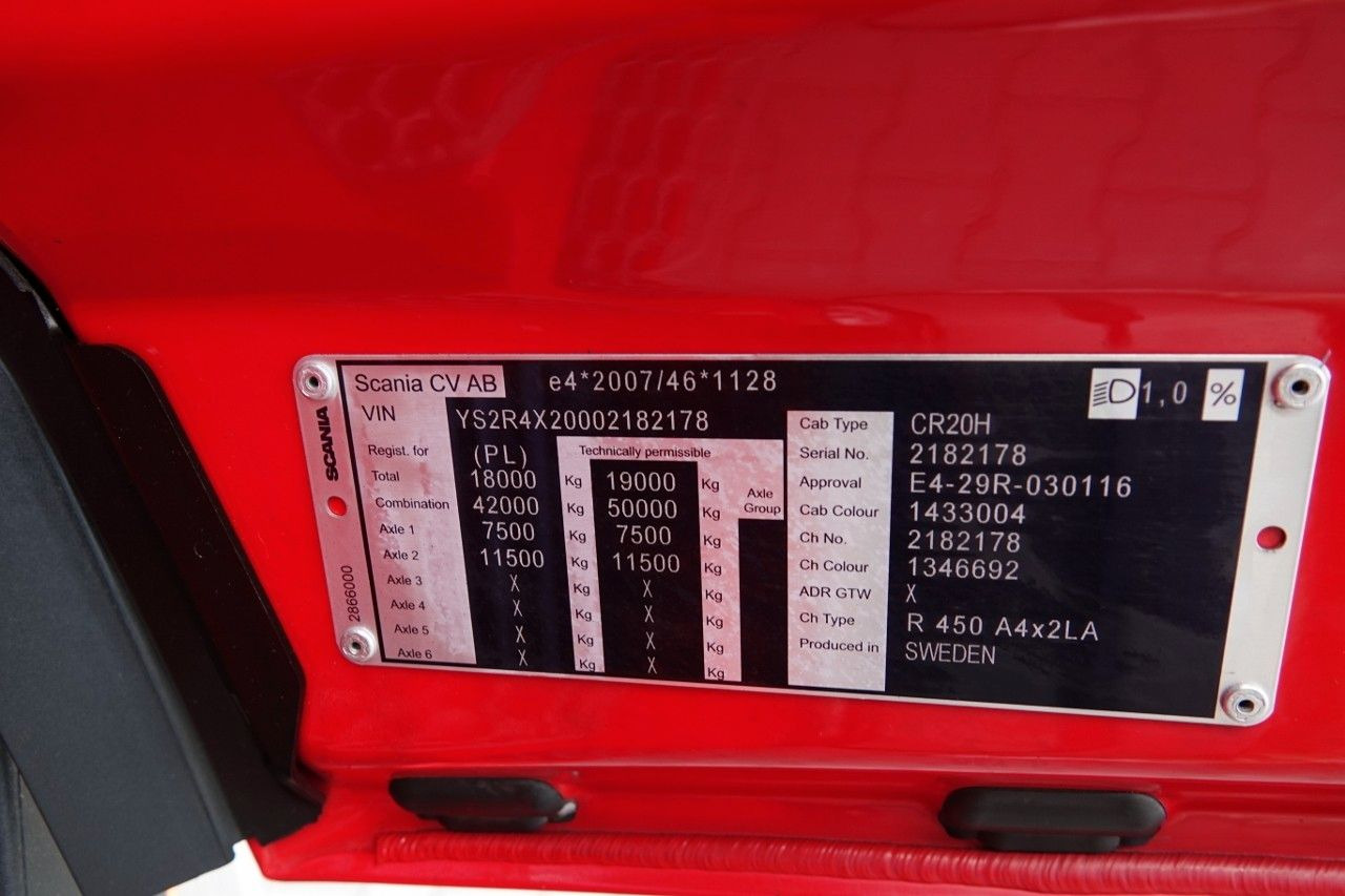 Tractor unit Scania R 450 / OPONY 100% / 2021 / PO ZŁOTYM KONTRAKCIE: picture 17