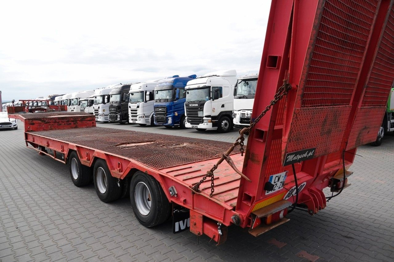 Low loader semi-trailer VEREM NACZEPA LAWETA NISKOPODWOZIE / NAJAZDY HYD: picture 8