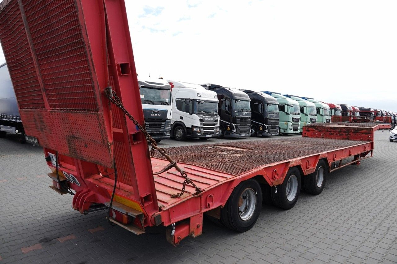 Low loader semi-trailer VEREM NACZEPA LAWETA NISKOPODWOZIE / NAJAZDY HYD: picture 10