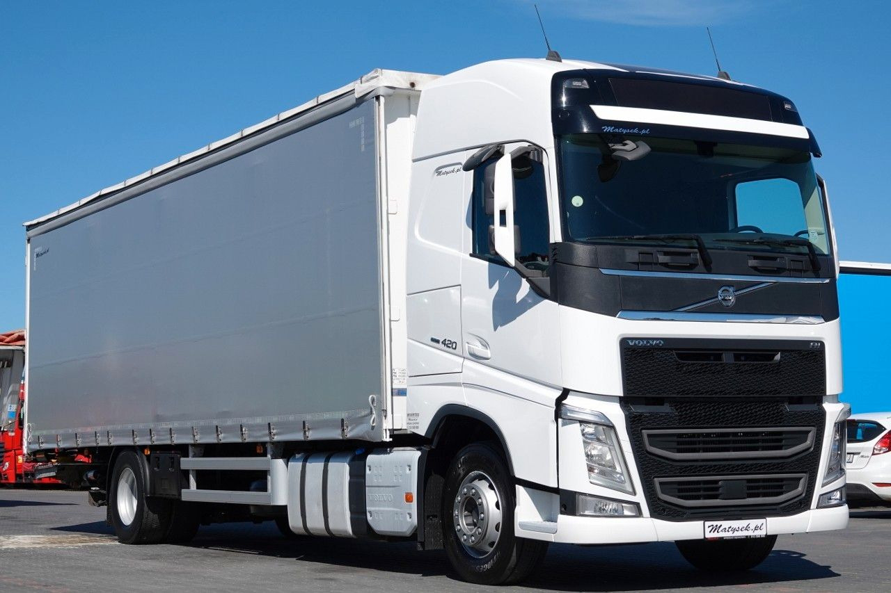Volvo FH 420 / 4x2 / SOLÓWKA / FIRANKA 9.10 M / I-PARK - Curtainsider truck: picture 4 Volvo FH 420 / 4x2 / SOLÓWKA / FIRANKA 9.10 M / I-PARK - Curtainsider truck: picture 4