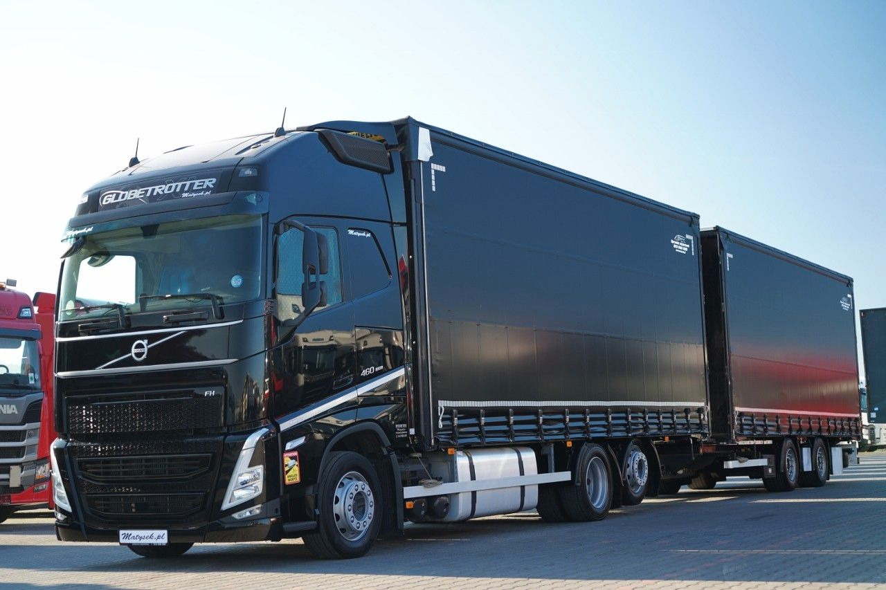 Volvo FH 460 / ZESTAW TANDEM / 120 M3 / PRZEJAZDOWY / - Curtainsider truck: picture 1 Volvo FH 460 / ZESTAW TANDEM / 120 M3 / PRZEJAZDOWY / - Curtainsider truck: picture 1