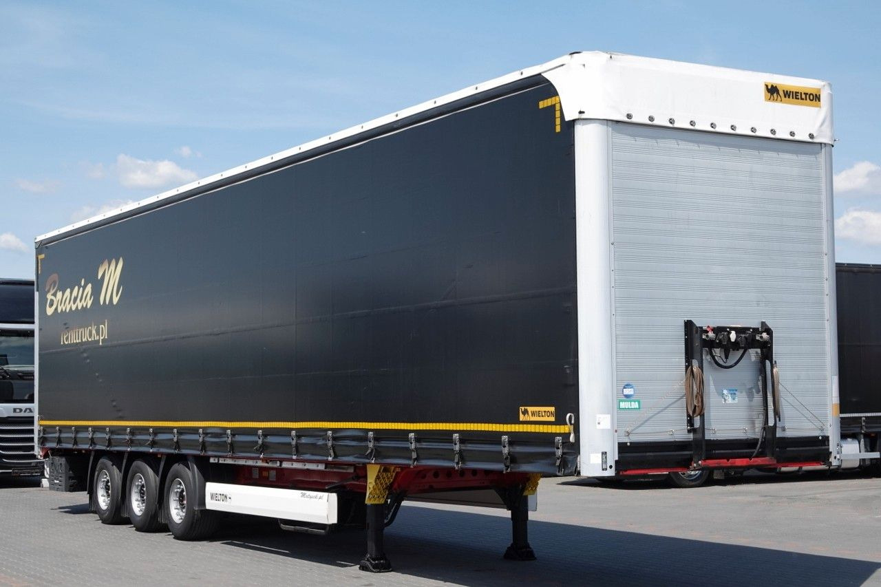 Curtainsider semi-trailer Wielton FIRANKA / MEGA /MULDA DO STALI - 9 M / COILMULDA: picture 1