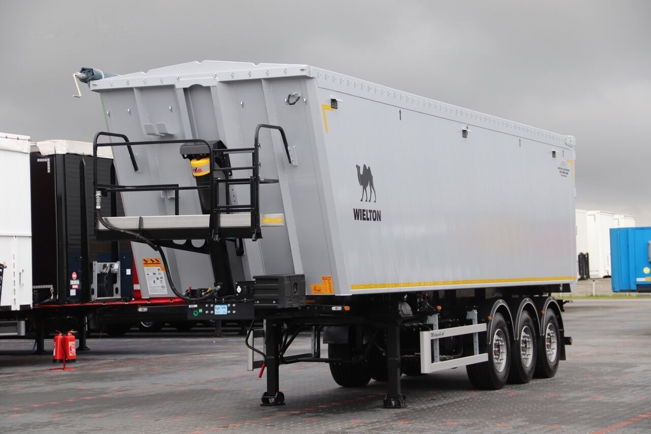 New Tipper semi-trailer Wielton TIPPER - 55 M3 / NEW 2023 YEAR / ALUMINIUM MULD / FLAP-DOORS /: picture 1