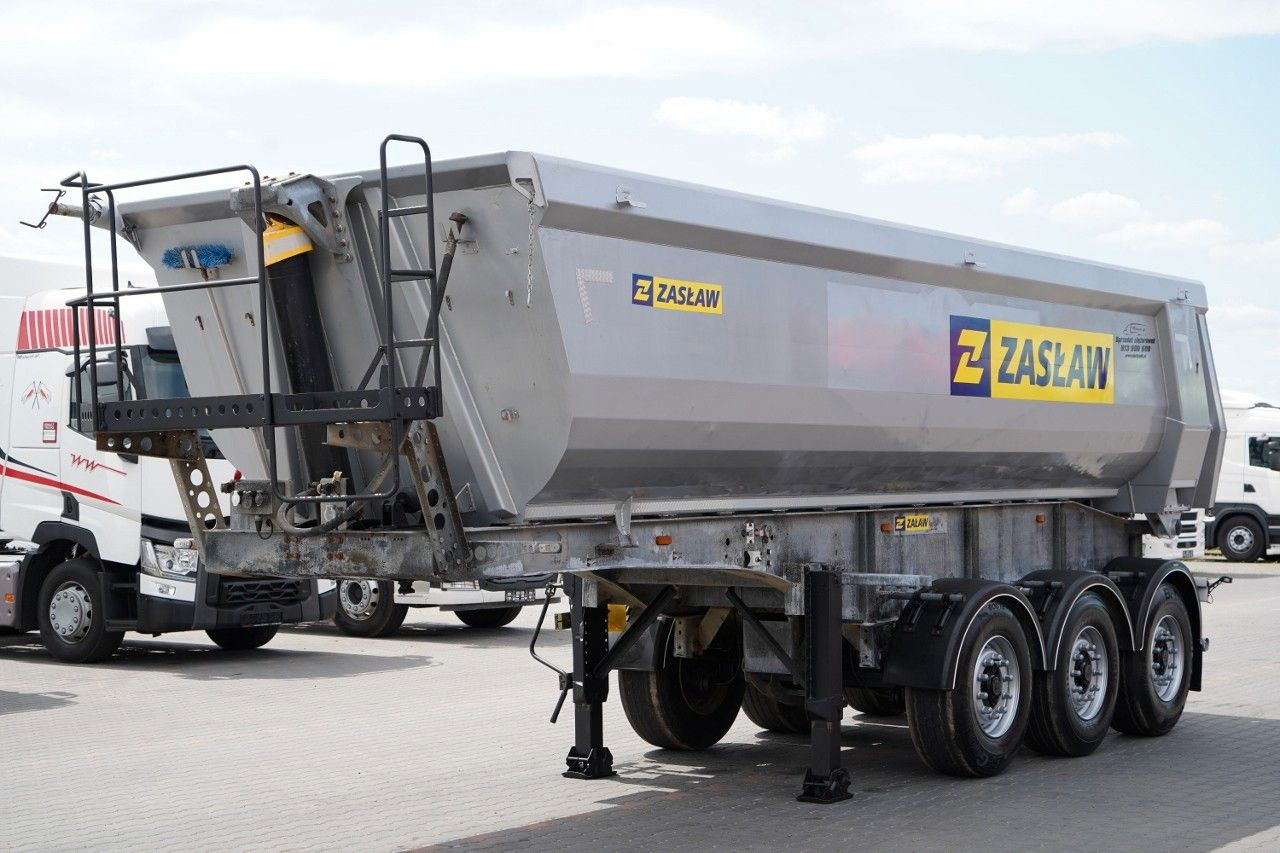 ZASŁAW WYWROTKA 27 m3 / STALOWA / HP / RYNNA / 2017 rok - Tipper semi-trailer: picture 3 ZASŁAW WYWROTKA 27 m3 / STALOWA / HP / RYNNA / 2017 rok - Tipper semi-trailer: picture 3