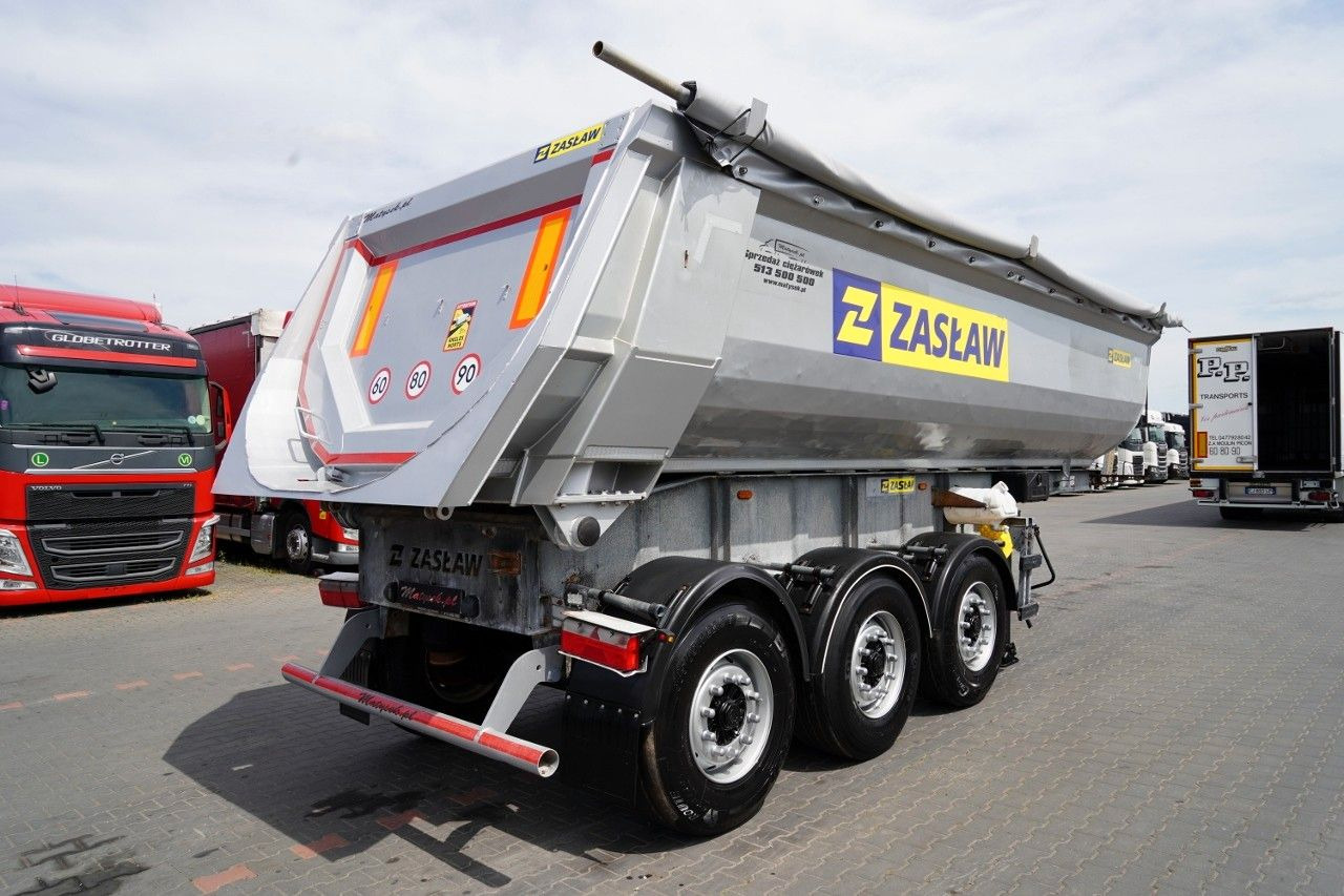 ZASŁAW WYWROTKA 27 m3 / STALOWA / HP / RYNNA / 2017 rok - Tipper semi-trailer: picture 5 ZASŁAW WYWROTKA 27 m3 / STALOWA / HP / RYNNA / 2017 rok - Tipper semi-trailer: picture 5