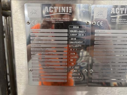 Actini Effluent treatment Skids - Food processing equipment: picture 5 Actini Effluent treatment Skids - Food processing equipment: picture 5