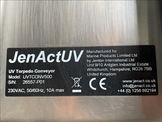 Food processing equipment JenActUV UVTCONV500 UV Torpedo conveyor: picture 10