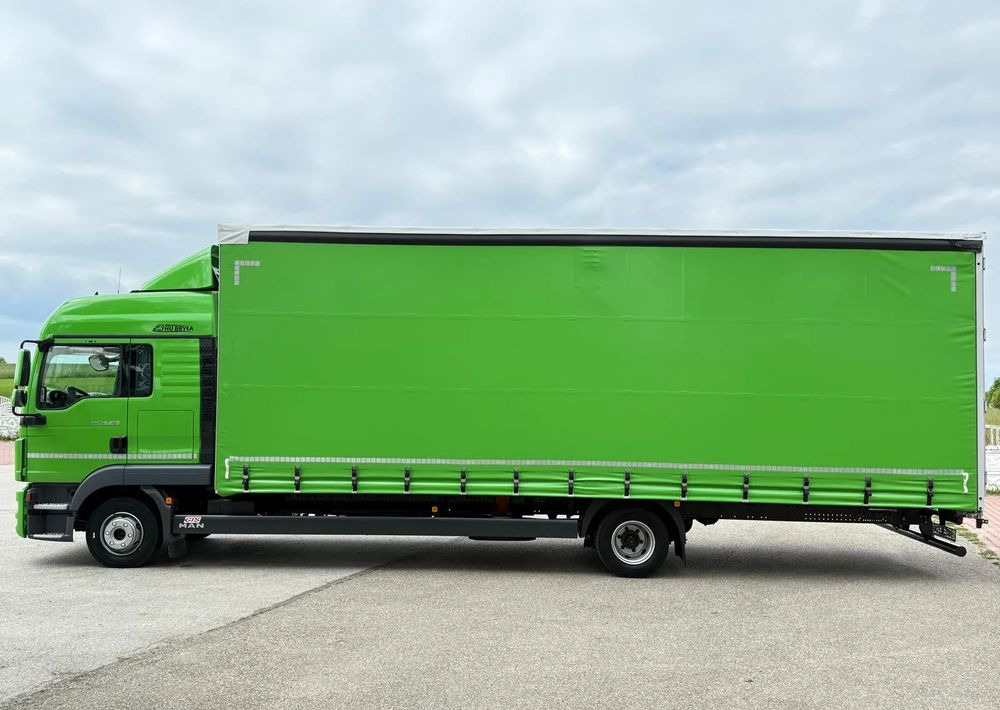 Curtainsider truck MAN TGL12.250/E6/20PALET/10.2018/SERWISOWANY/NISKI PRZEBIEG/WINDA/FIRANKA//JAK NOWY/SERWISOWANY: picture 14