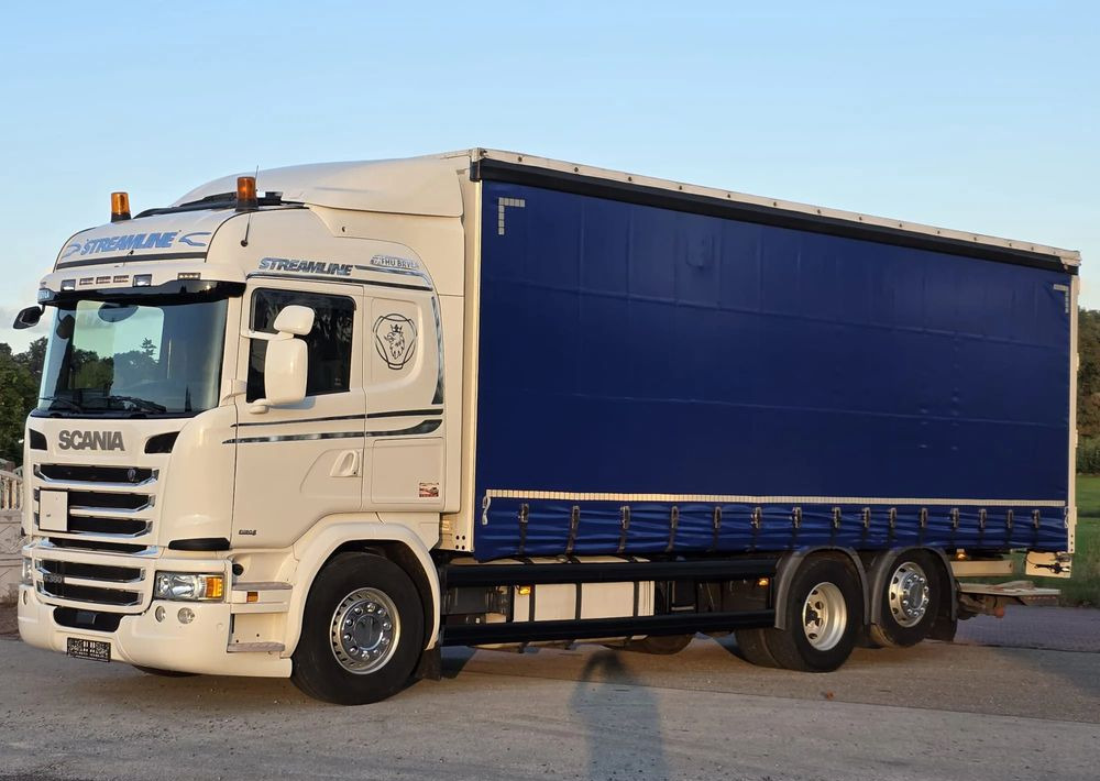 Scania G360 / BURTO-FIRANKA / 3 OSIE / WINDA / 20PALET / E6 / SYPIALNA KABINA / SPROWADZONY / JAK NOWA PRZEBIEG 490TYŚ / ŁADOWNOŚĆ 14500KG / - Curtainsider truck: picture 5 Scania G360 / BURTO-FIRANKA / 3 OSIE / WINDA / 20PALET / E6 / SYPIALNA KABINA / SPROWADZONY / JAK NOWA PRZEBIEG 490TYŚ / ŁADOWNOŚĆ 14500KG / - Curtainsider truck: picture 5