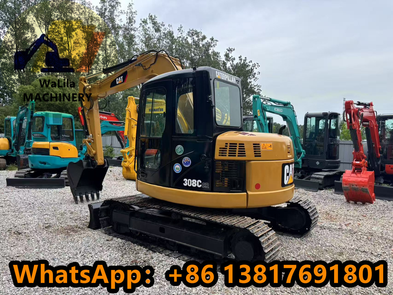 CAT CAT 308CCR - Mini excavator: picture 3 CAT CAT 308CCR - Mini excavator: picture 3