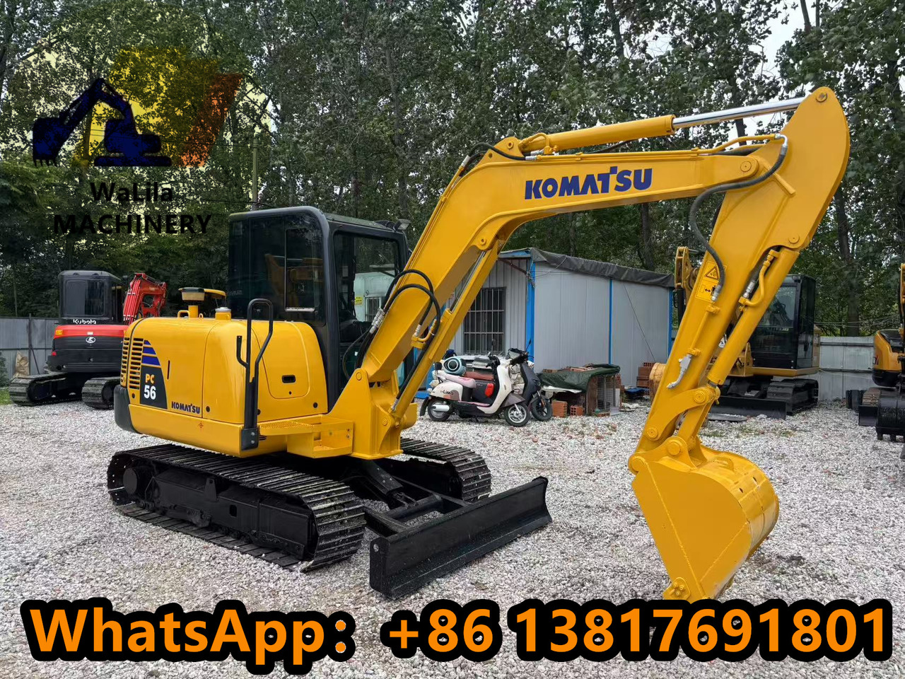 KOMATSU PC56 - Mini excavator: picture 2 KOMATSU PC56 - Mini excavator: picture 2