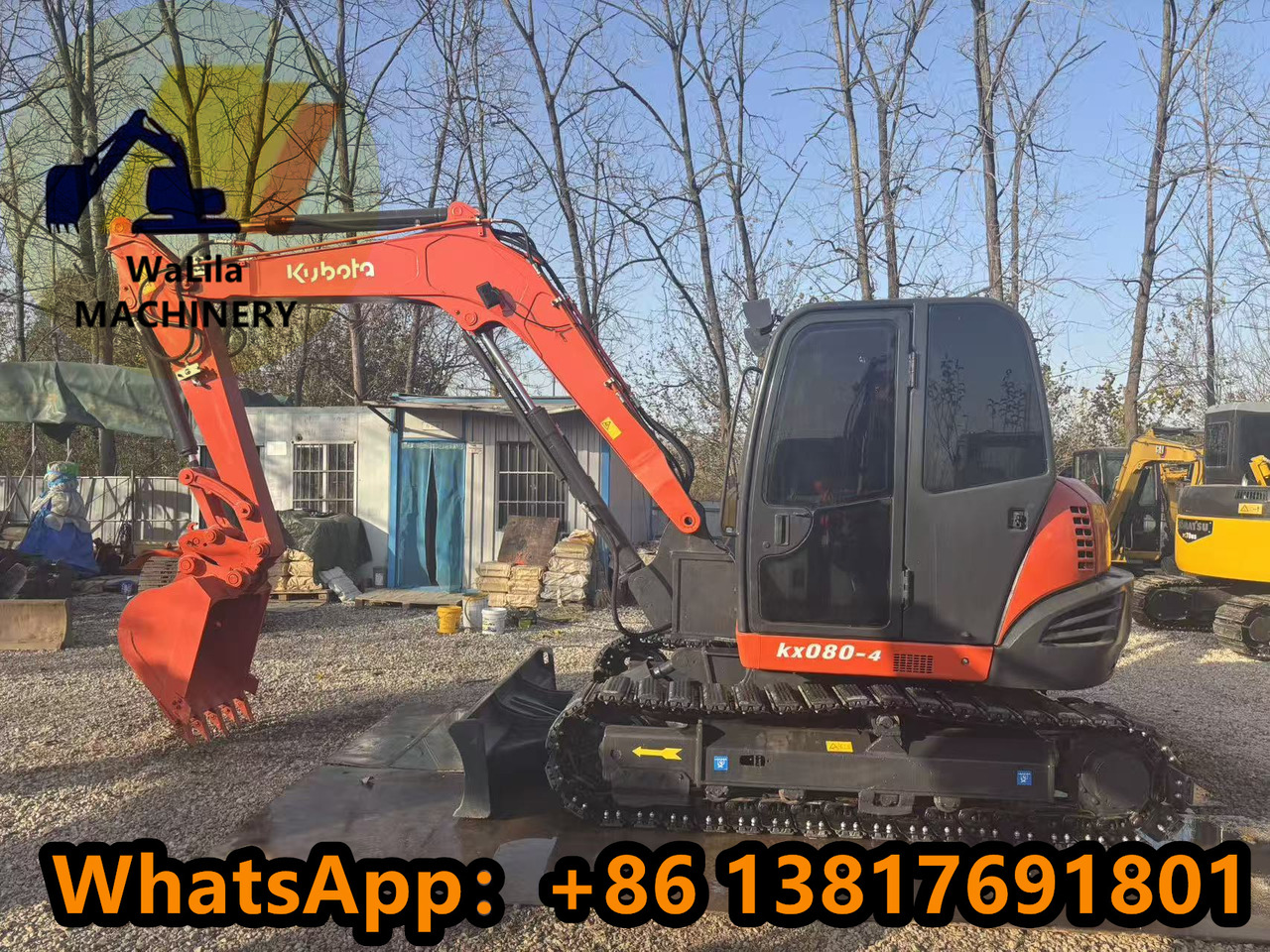 KUBOTA KX080-4 - Mini excavator: picture 4 KUBOTA KX080-4 - Mini excavator: picture 4