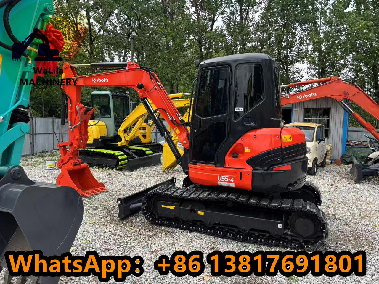 KUBOTA U55-4 - Mini excavator: picture 1 KUBOTA U55-4 - Mini excavator: picture 1