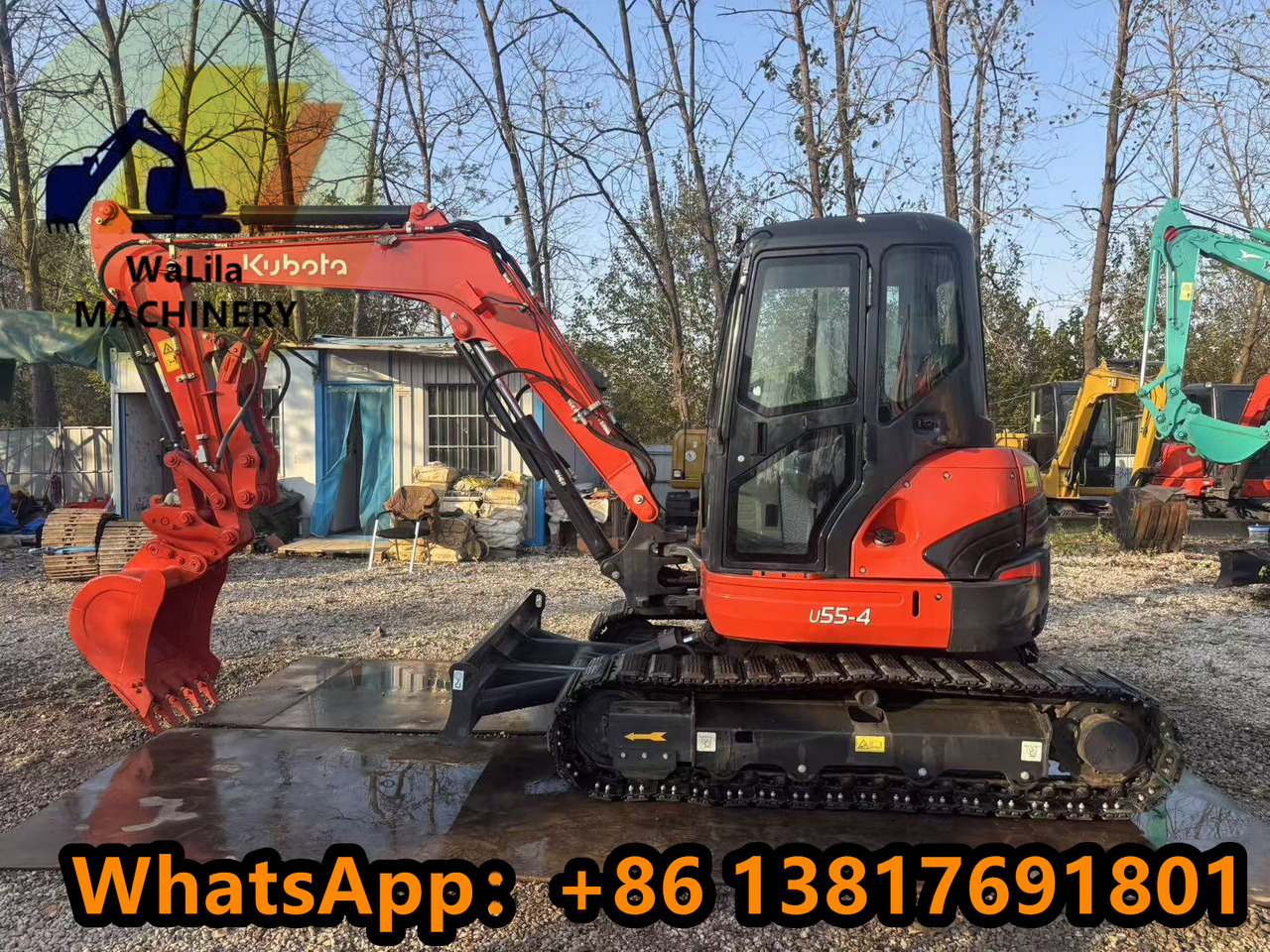 KUBOTA U55-4R - Mini excavator: picture 1 KUBOTA U55-4R - Mini excavator: picture 1