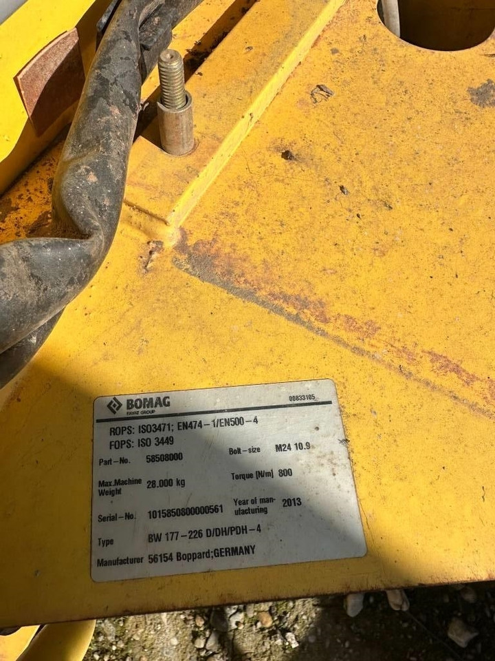 Bomag BW 177-226 D/DH CABIN - Cab for Construction machinery: picture 4 Bomag BW 177-226 D/DH CABIN - Cab for Construction machinery: picture 4