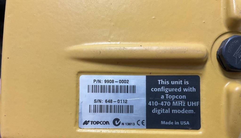 Topcon GX-60 3D GPS EQUIPMENT - Electrical system for Construction machinery: picture 5 Topcon GX-60 3D GPS EQUIPMENT - Electrical system for Construction machinery: picture 5