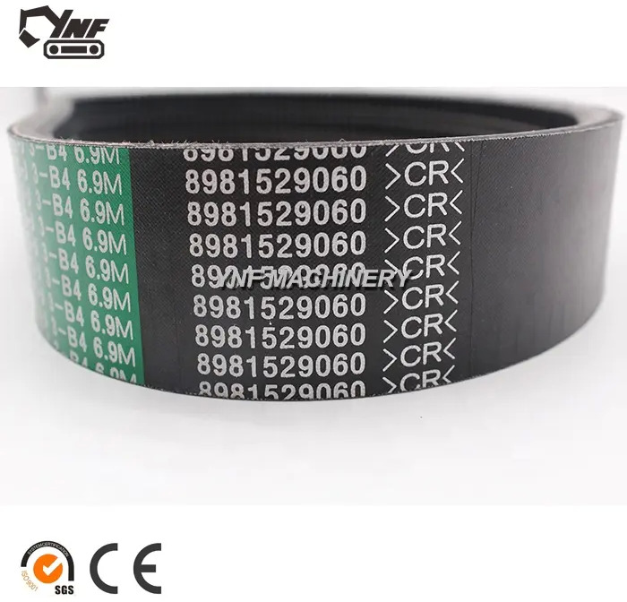 8-98152906-0 8981529060 Fan Belt for ZX200 6BG1 Excavator - Belt: picture 5 8-98152906-0 8981529060 Fan Belt for ZX200 6BG1 Excavator - Belt: picture 5