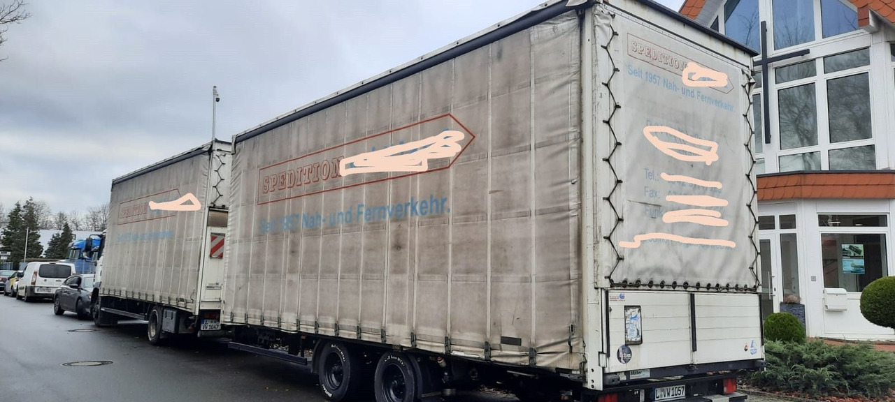 MAN 12.250 TGM Jumbo Mit Anhänger - Curtainsider truck, Curtainsider trailer: picture 4 MAN 12.250 TGM Jumbo Mit Anhänger - Curtainsider truck, Curtainsider trailer: picture 4