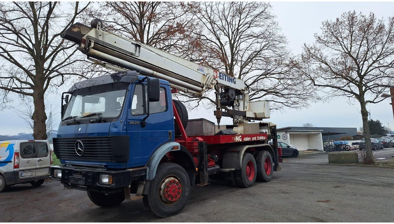 Mercedes-Benz 2629 AK Motorwagen mit Kran Dachdeckerkran6x6 - Dropside/ Flatbed truck, Crane truck: picture 2 Mercedes-Benz 2629 AK Motorwagen mit Kran Dachdeckerkran6x6 - Dropside/ Flatbed truck, Crane truck: picture 2