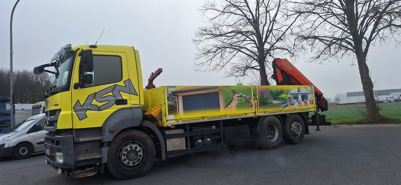 Mercedes-Benz 2636 Axor 3-Achser 6x2 mit Kran PK14002+Funk - Dropside/ Flatbed truck, Crane truck: picture 2 Mercedes-Benz 2636 Axor 3-Achser 6x2 mit Kran PK14002+Funk - Dropside/ Flatbed truck, Crane truck: picture 2
