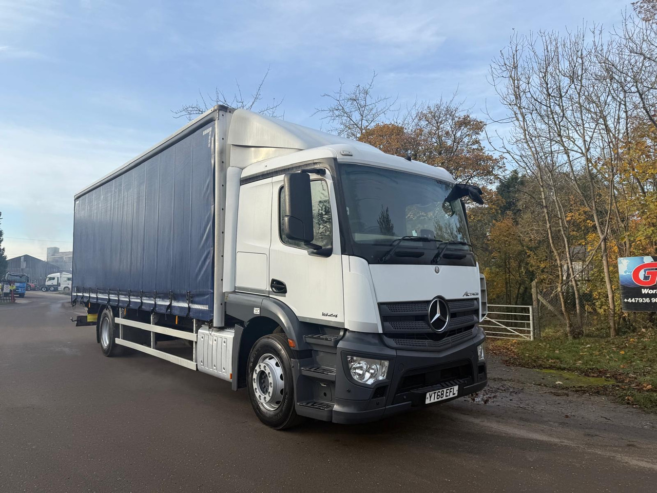 2018 Mercedes Actros 1824 Curtainside Truck - Curtainsider truck: picture 1 2018 Mercedes Actros 1824 Curtainside Truck - Curtainsider truck: picture 1