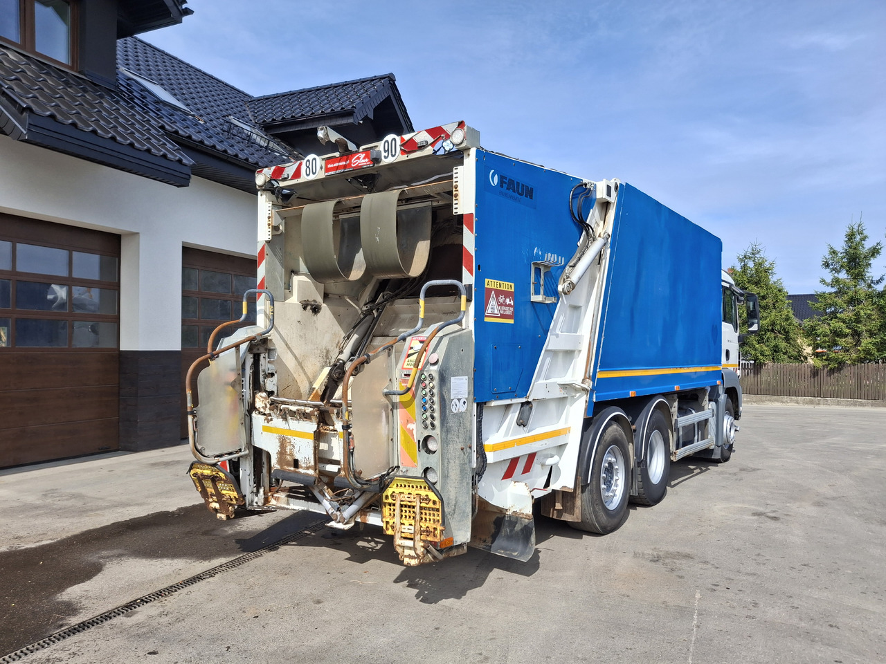 MAN MAN TGS 28.360 Śmieciarka Müllwagen Garbage Truck FAUN 3 Osie - Garbage truck: picture 5 MAN MAN TGS 28.360 Śmieciarka Müllwagen Garbage Truck FAUN 3 Osie - Garbage truck: picture 5