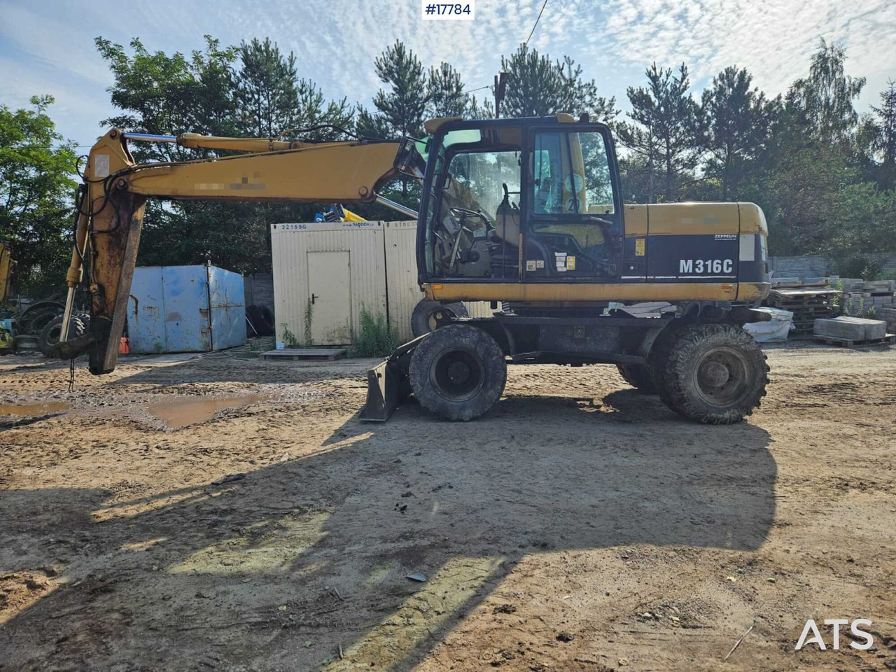 Wheel excavator 2004 CAT M316C: picture 7