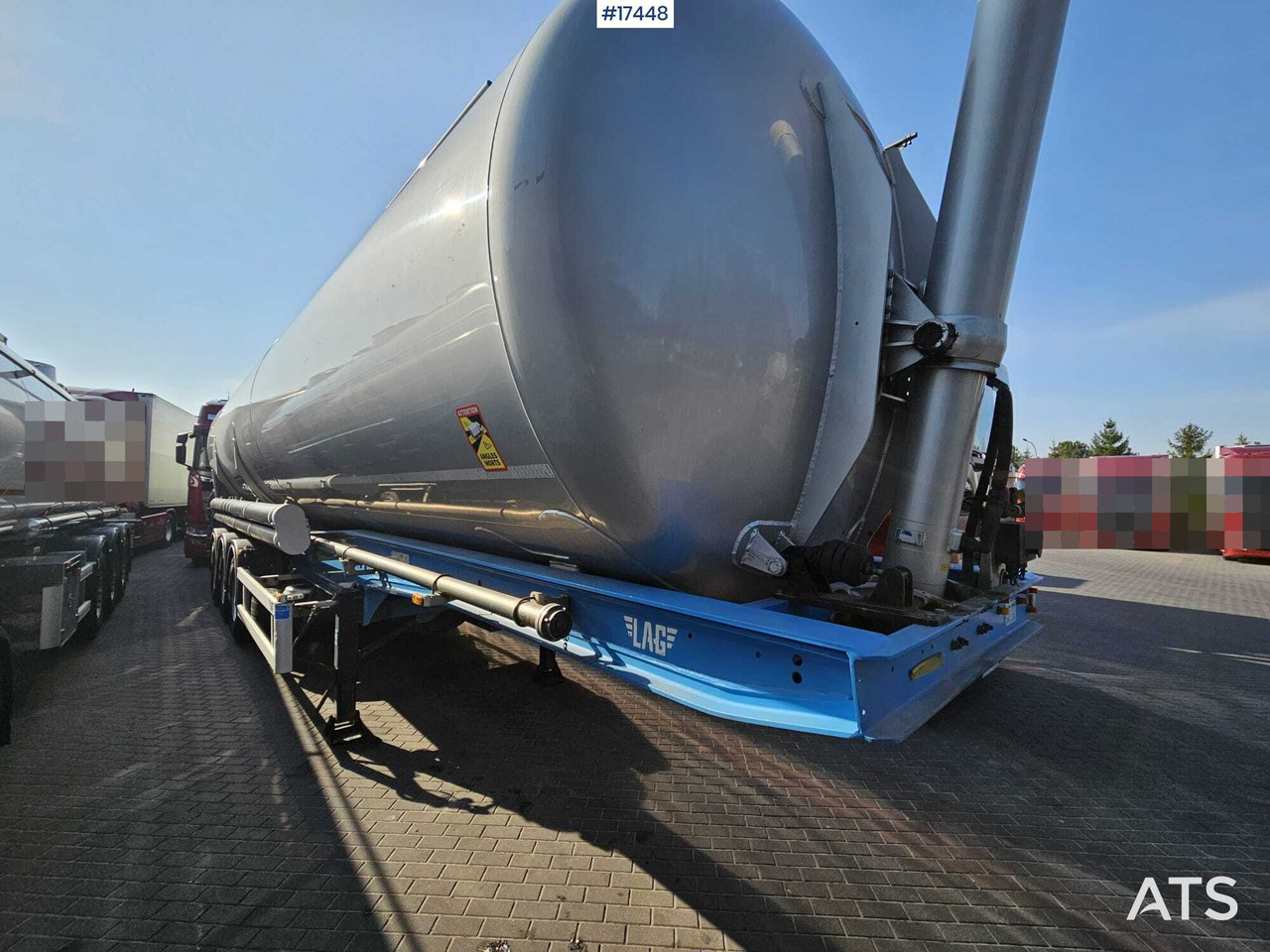 2018 Lag 0-3-TI silos do materiałów sypkich - Silo semi-trailer: picture 4 2018 Lag 0-3-TI silos do materiałów sypkich - Silo semi-trailer: picture 4