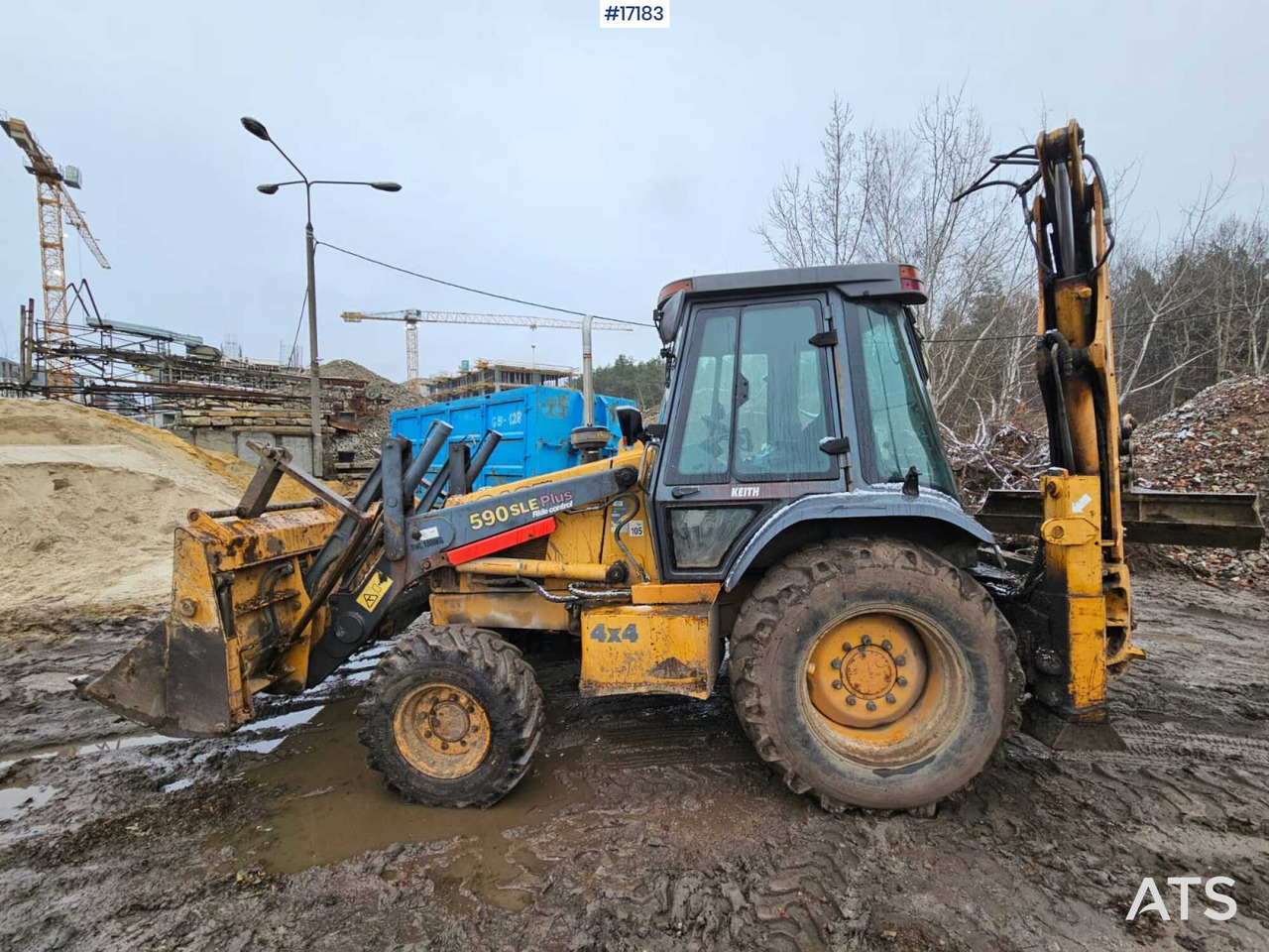 Backhoe loader CASE 590 Super LE PLUS (2000) - Backhoe loader: picture 3 Backhoe loader CASE 590 Super LE PLUS (2000) - Backhoe loader: picture 3