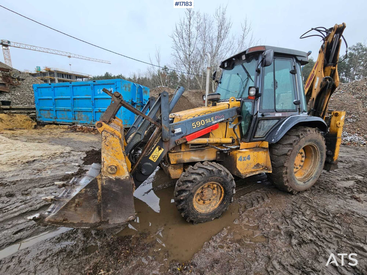 Backhoe loader CASE 590 Super LE PLUS (2000) - Backhoe loader: picture 2 Backhoe loader CASE 590 Super LE PLUS (2000) - Backhoe loader: picture 2