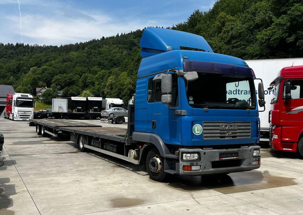 MAN TGM 12.240 // 2008 Rok // Euro 5 // + Przyczepa Konar 2 osie // 7.7+7.7 // - Dropside/ Flatbed truck: picture 2 MAN TGM 12.240 // 2008 Rok // Euro 5 // + Przyczepa Konar 2 osie // 7.7+7.7 // - Dropside/ Flatbed truck: picture 2