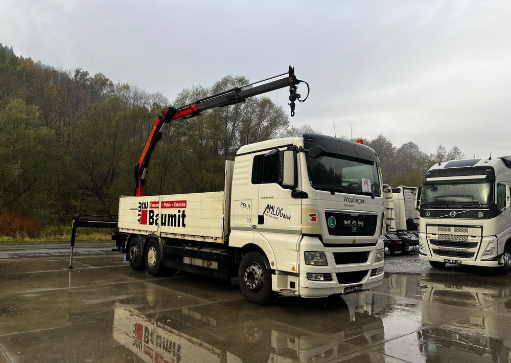 MAN TGX 26.440 // 2009 // Palfinger PK 12001EH Radio // Oś skrętna i podnoszona // - Dropside/ Flatbed truck, Crane truck: picture 3 MAN TGX 26.440 // 2009 // Palfinger PK 12001EH Radio // Oś skrętna i podnoszona // - Dropside/ Flatbed truck, Crane truck: picture 3