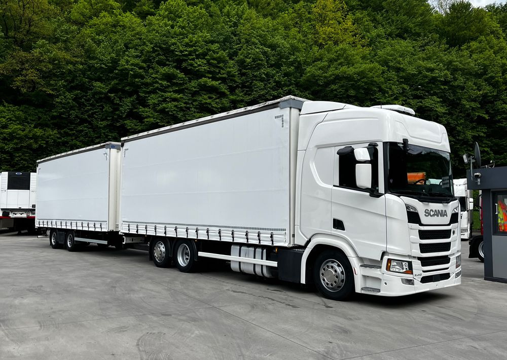 Scania R410 // 2018 // Retarder // Tandem 7.7+7.7 // Przyczepa Krone // Oś podnosozna // - Other machinery: picture 1 Scania R410 // 2018 // Retarder // Tandem 7.7+7.7 // Przyczepa Krone // Oś podnosozna // - Other machinery: picture 1