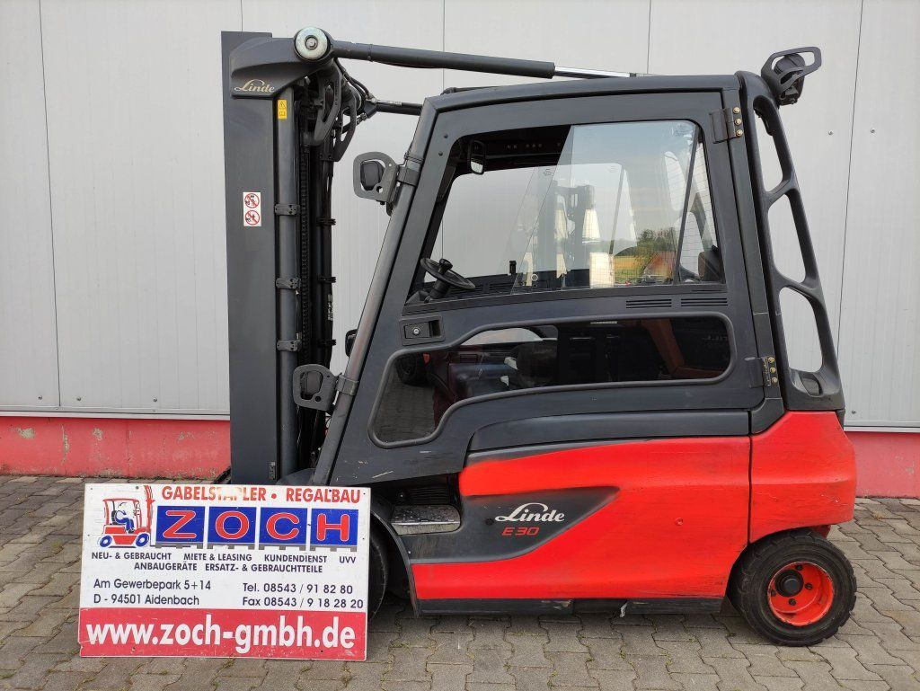 Linde E30L-01-387 - Electric forklift: picture 1 Linde E30L-01-387 - Electric forklift: picture 1