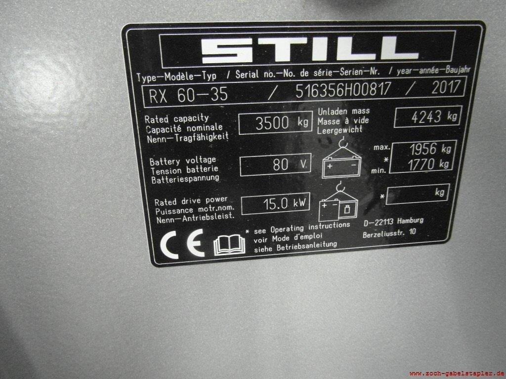 Electric forklift Still RX60-35: picture 7