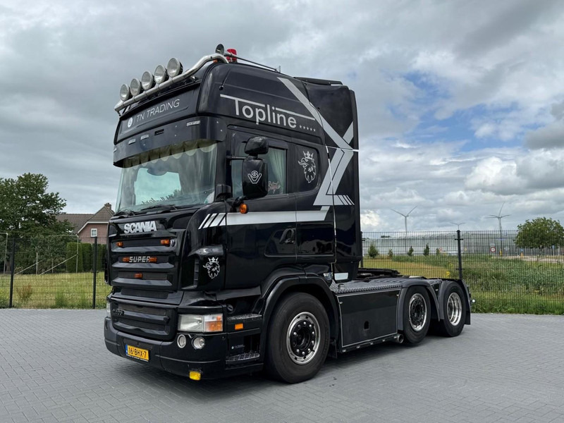 Scania R500 STEERING PUSHER, LEATHER, RETARDER, OPEN EXHAUST. - Tractor unit: picture 2 Scania R500 STEERING PUSHER, LEATHER, RETARDER, OPEN EXHAUST. - Tractor unit: picture 2