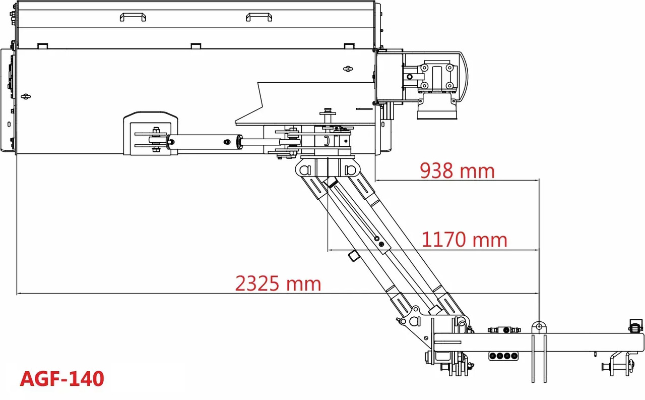 Kosiarka bijakowa Jansen AGF-140 tylno-boczna hydrauliczna z unoszoną pokrywą - Flail mower: picture 3 Kosiarka bijakowa Jansen AGF-140 tylno-boczna hydrauliczna z unoszoną pokrywą - Flail mower: picture 3