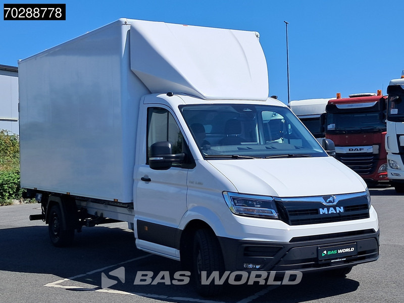 New Box van MAN TGE 3.180 Neu! Automatik 2025 Facelift Koffer Ladebordwand Navi Klima Tempomat LED Euro6 21m3 A/C Cruise control: picture 5