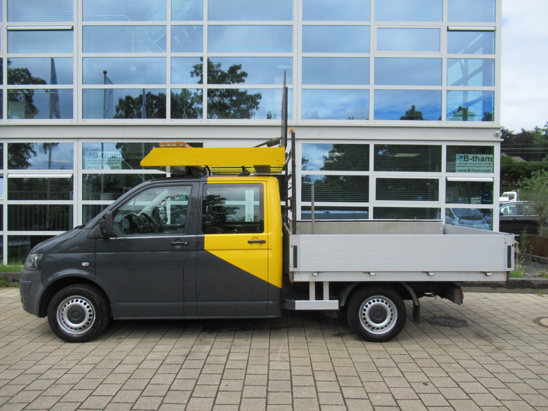 Tipper van, Combi van Volkswagen Transporter T5 2.0 TDI 75KW L2H1 DOKA dubbelcabine Kipper Actiebord: picture 5