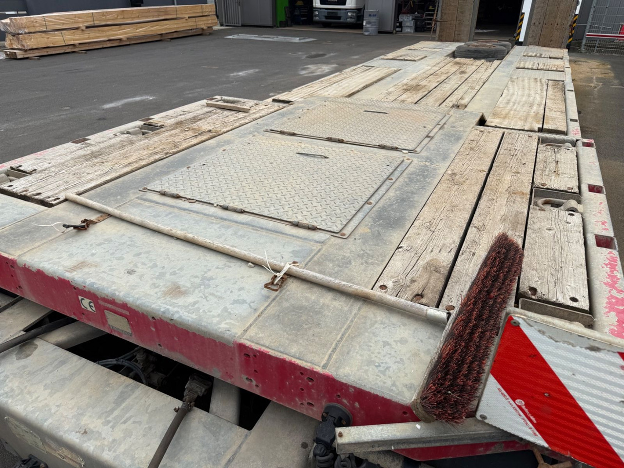 Low loader trailer Humbaur 5-Achs Tieflader / Lift- und Lenkachse/ 50 to: picture 13
