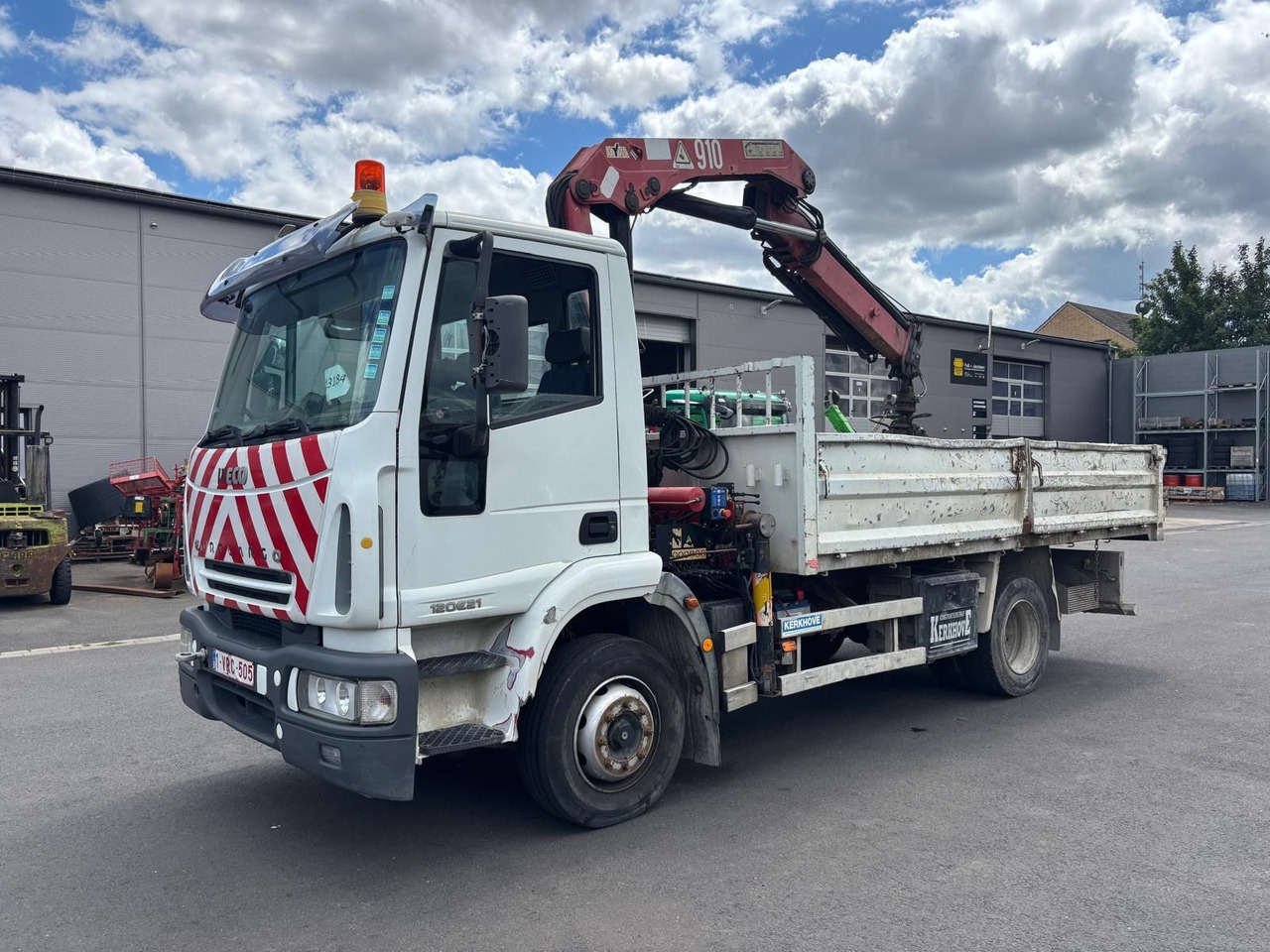 Iveco Eurocargo ML120E21 /Kipper/ Kran/ kein Brief! - Tipper, Crane truck: picture 1 Iveco Eurocargo ML120E21 /Kipper/ Kran/ kein Brief! - Tipper, Crane truck: picture 1