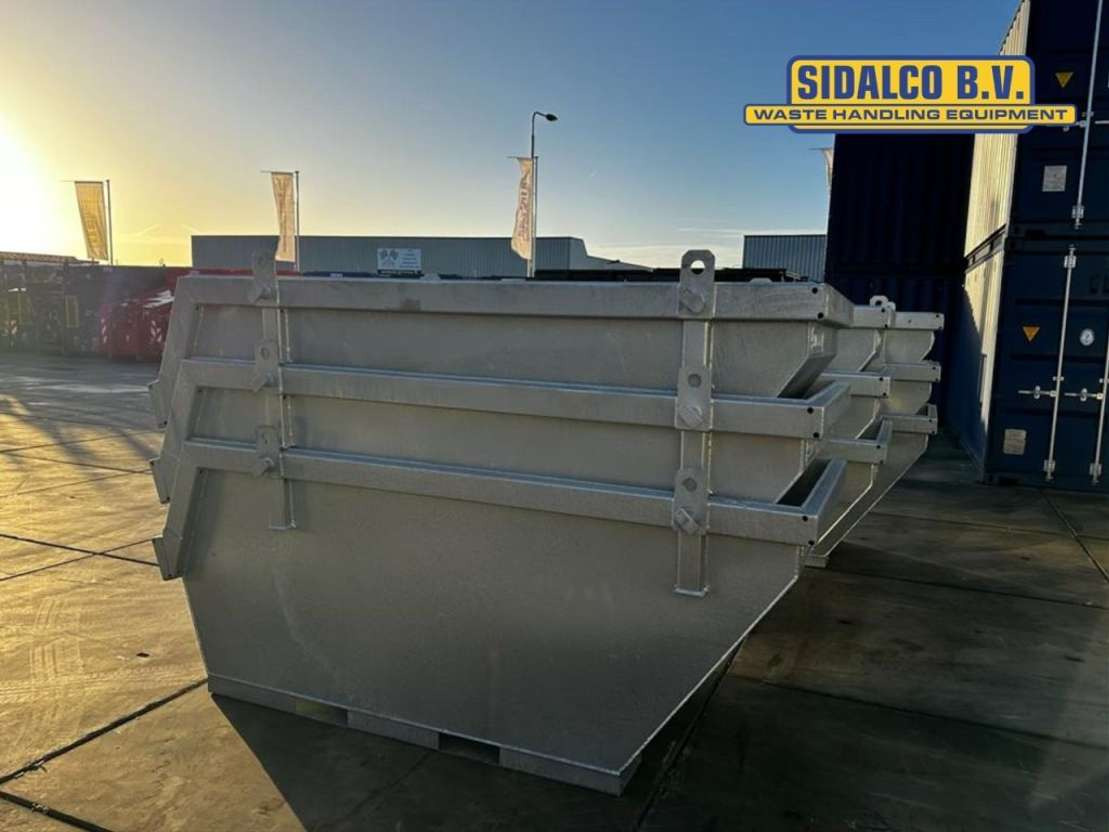Skip bin Sidalco 2m3 gegalvaniseerde portaalarm container: picture 1