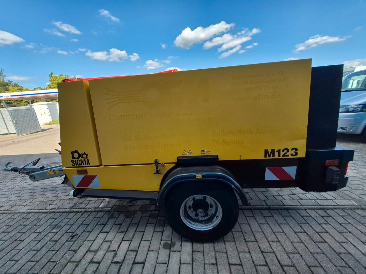 Air compressor Kaeser M123 SIGMA DEUTZ FAHRANLAGE 624 STD. KOMUNAL: picture 12