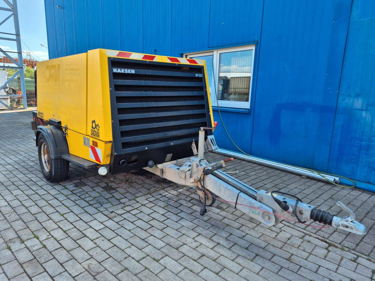 Air compressor Kaeser M123 SIGMA DEUTZ FAHRANLAGE 624 STD. KOMUNAL: picture 10