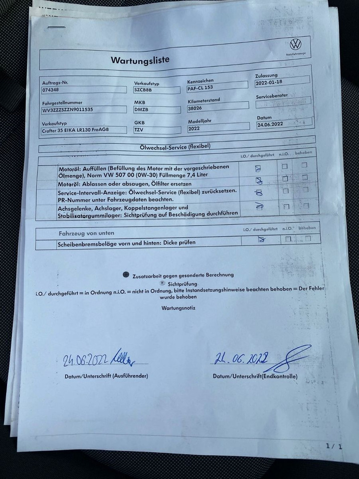 Box van Volkswagen Crafter Pritsche Koffer 35 lang Bär LBW 750: picture 23 Box van Volkswagen Crafter Pritsche Koffer 35 lang Bär LBW 750: picture 23