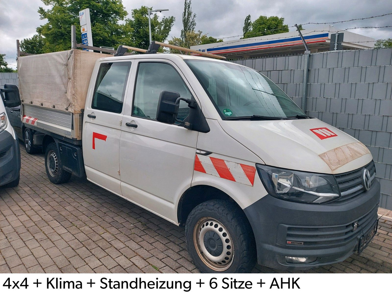 Volkswagen T6 Pritsche DOKA 4x4 6 Sitze Klima Standheizung - Flatbed van, Combi van: picture 1 Volkswagen T6 Pritsche DOKA 4x4 6 Sitze Klima Standheizung - Flatbed van, Combi van: picture 1