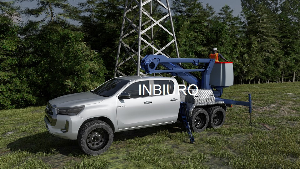 Hilux pickup - Truck mounted aerial platform: picture 3 Hilux pickup - Truck mounted aerial platform: picture 3