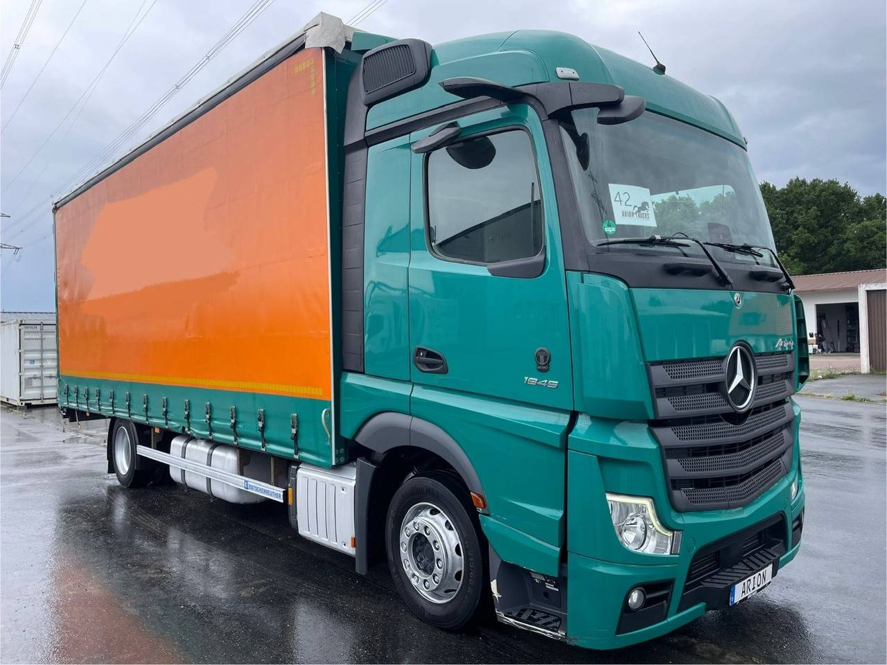 Mercedes-Benz Actros 1845 Pritsche+Plane/Retarder/MirrorCams - Curtainsider truck: picture 1 Mercedes-Benz Actros 1845 Pritsche+Plane/Retarder/MirrorCams - Curtainsider truck: picture 1