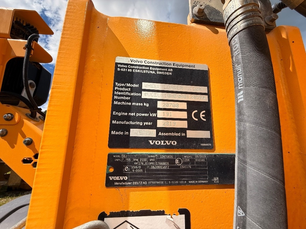 Volvo L 110 H - Wheel loader: picture 3 Volvo L 110 H - Wheel loader: picture 3